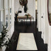 A hallway entryway features Momeni Anatolia Indoor Rug - ANA-5 Beige