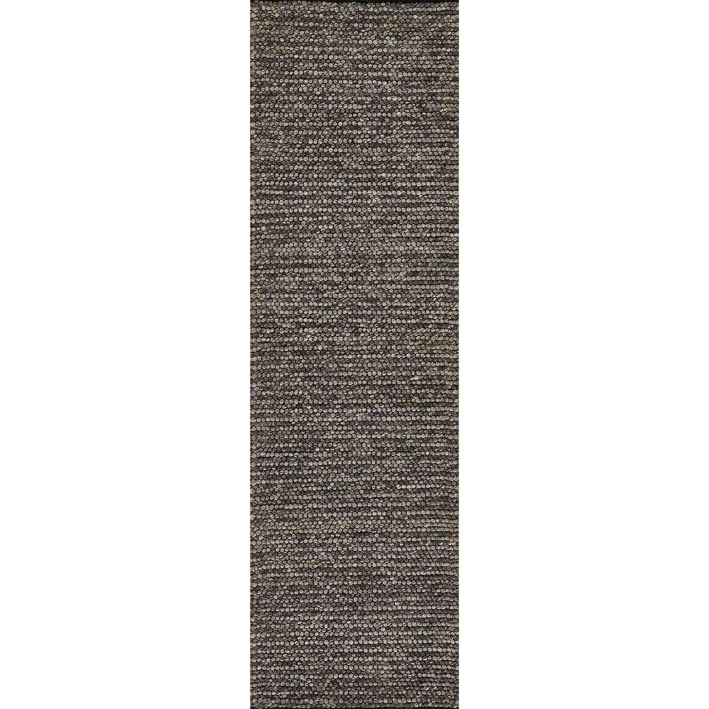 A long rectangular shape of Momeni Andes Indoor Rug - AND-8 Charcoal makes it perfect for hallways and narrow spaces