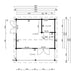 A measured layout shows the room divisions, furniture placement, and total square meters of the GardenHouse24 USA Lerum 70 Garden Room