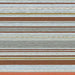 A top-down view of Couristan Dolce Indoor/Outdoor Rug - Striped/Sunset shows its evenly spaced sunset and neutral stripes in repeating patterns