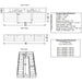 A black-and-white line drawing shows the dimensions and layout of the Outdoor Living Today 8×16 Raised Garden Bed with front, side, and top views labeled
