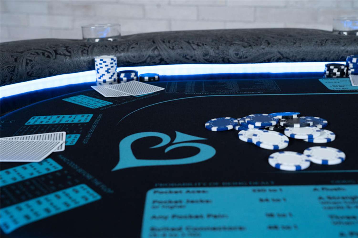 BBO Poker Tables Clarity By Lexy Gavin-Mather Poker Table-Freedom Room