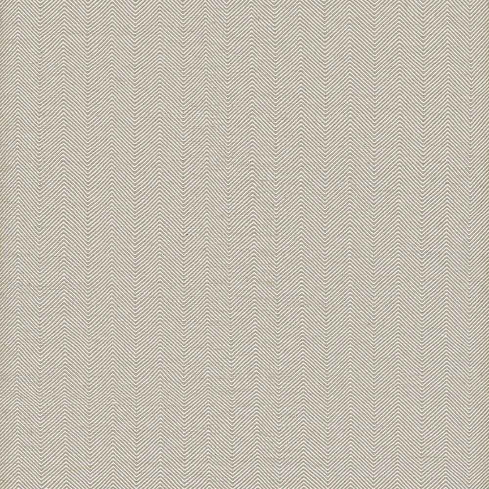 A close-up of the Couristan Cottages Indoor/Outdoor Rug - Bungalow/Caramel with a tight chevron pattern in soft caramel and ivory tones