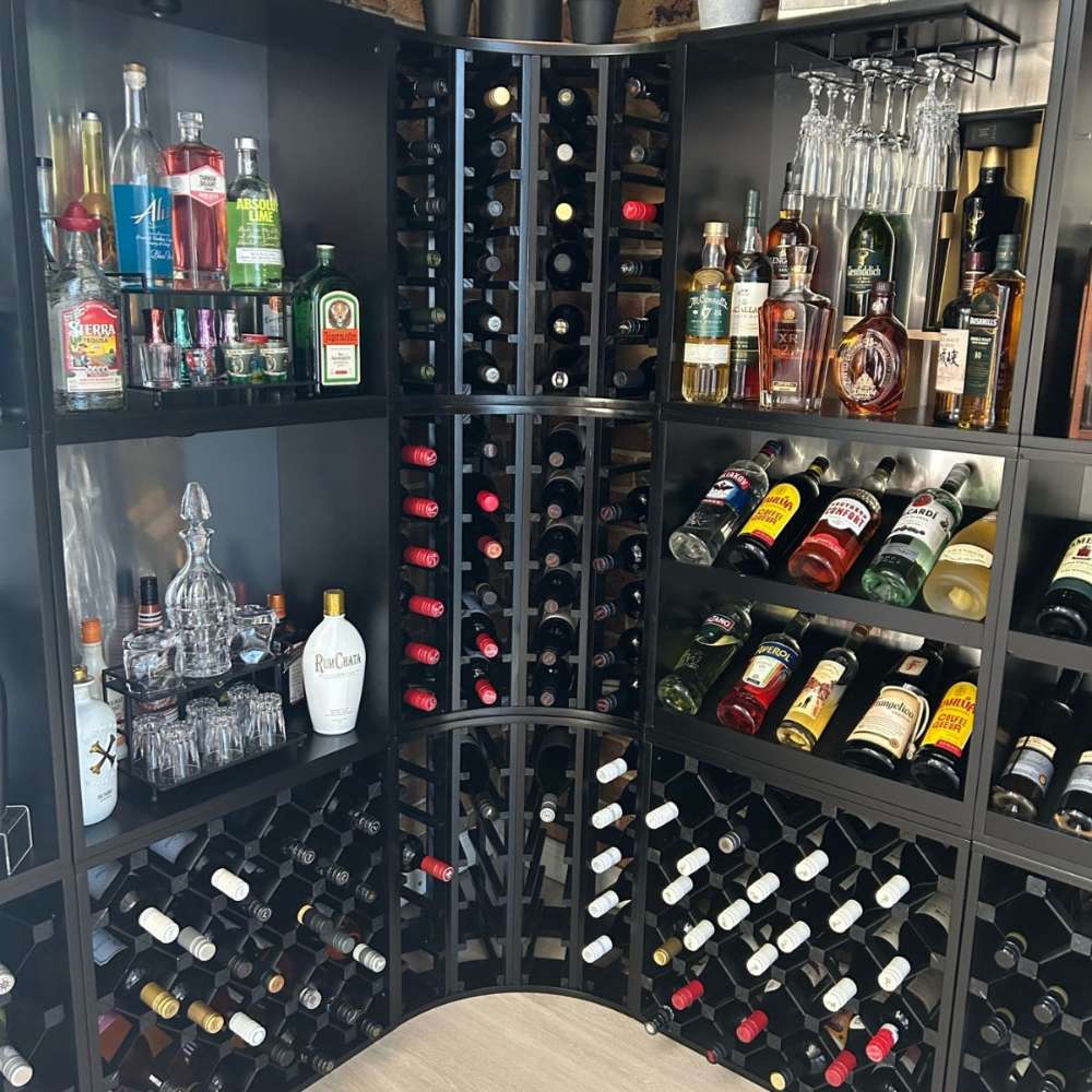 KingsBottle 14 Bottle Display Wine Cube-Freedom Room