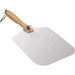 A foldable pizza peel with a wooden handle, part of the Chicago Brick Oven – The Enthusiast Accessories Package