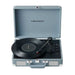 A front view of the Crosley Cruiser Plus Portable Turntable with Bluetooth InOut - Tourmaline