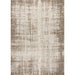 A full view of the Couristan Charm Indoor/Outdoor Rug - Tiverton/Sand-Ivory displays its soft, muted grid-like pattern in earthy and ivory hues