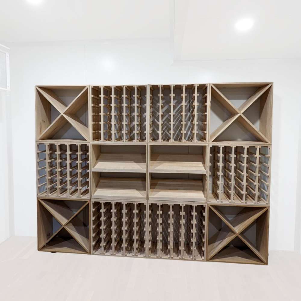 KingsBottle 7 Bottle Display Wine Cube-Freedom Room