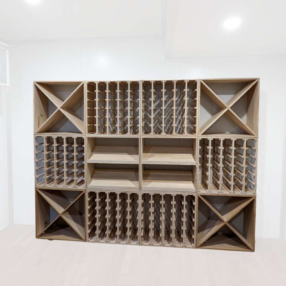 KingsBottle 14 Bottle Display Wine Cube-Freedom Room