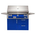 Alfresco Grills 42 Luxury Grill Refrigerated Cart Model in Ultramarine Blue