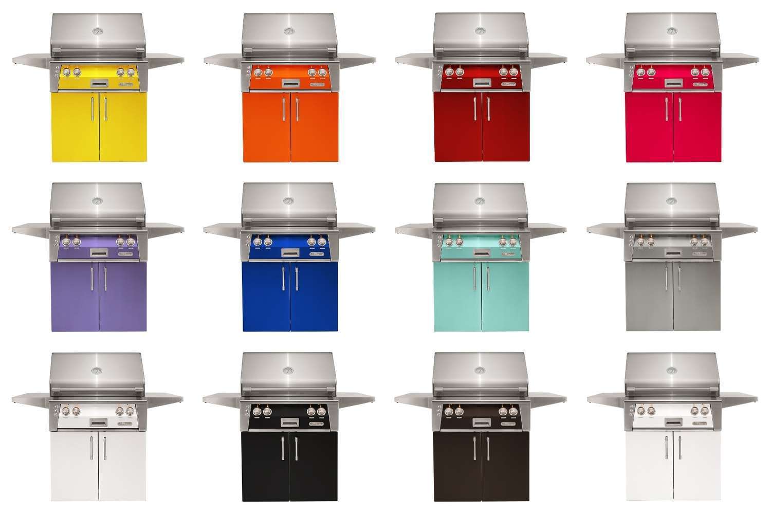 Alfresco Grills 42″ Luxury Grill Standard Cart Model is available in a variety of bold color options