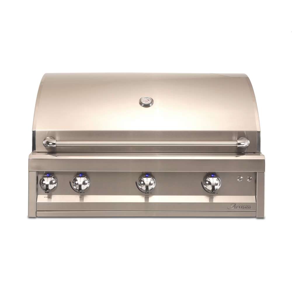 Alfresco Grills Artisan Professional 36” Built-In Grill, 3 Burner is captured in a clean, front-facing view