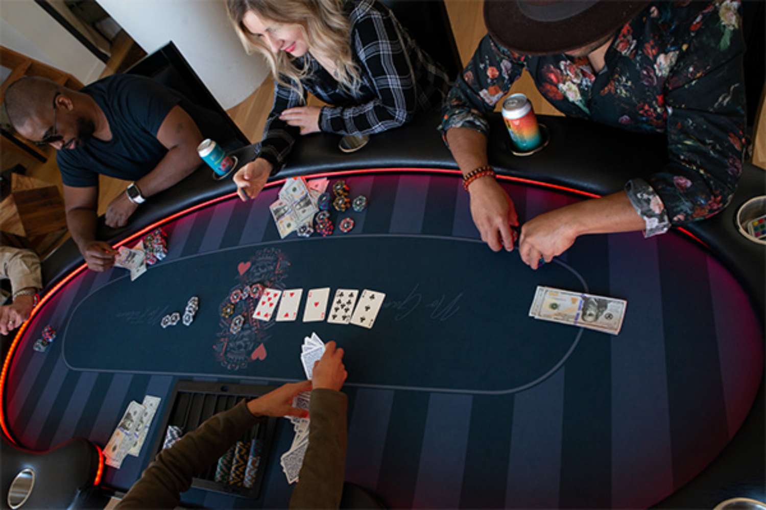 BBO Poker Tables Lumen HD Poker Table-Freedom Room