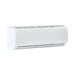 Angled view highlights the slim white housing and lower air outlet of ACiQ 9000 BTU Essentials 21 SEER2 Single Zone Wall Mount Mini Split Heat Pump System