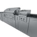 Angled view of Sunstone Dallas 14ft Outdoor Kitchen Island Package with Gas Hybrid Charcoal Grill featuring the main grill and side burner with control knobs