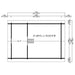 Another architectural layout of GardenHouse24 USA Sigrid 70 Garden Room highlights the upper floor with a staircase and spacious open rooms