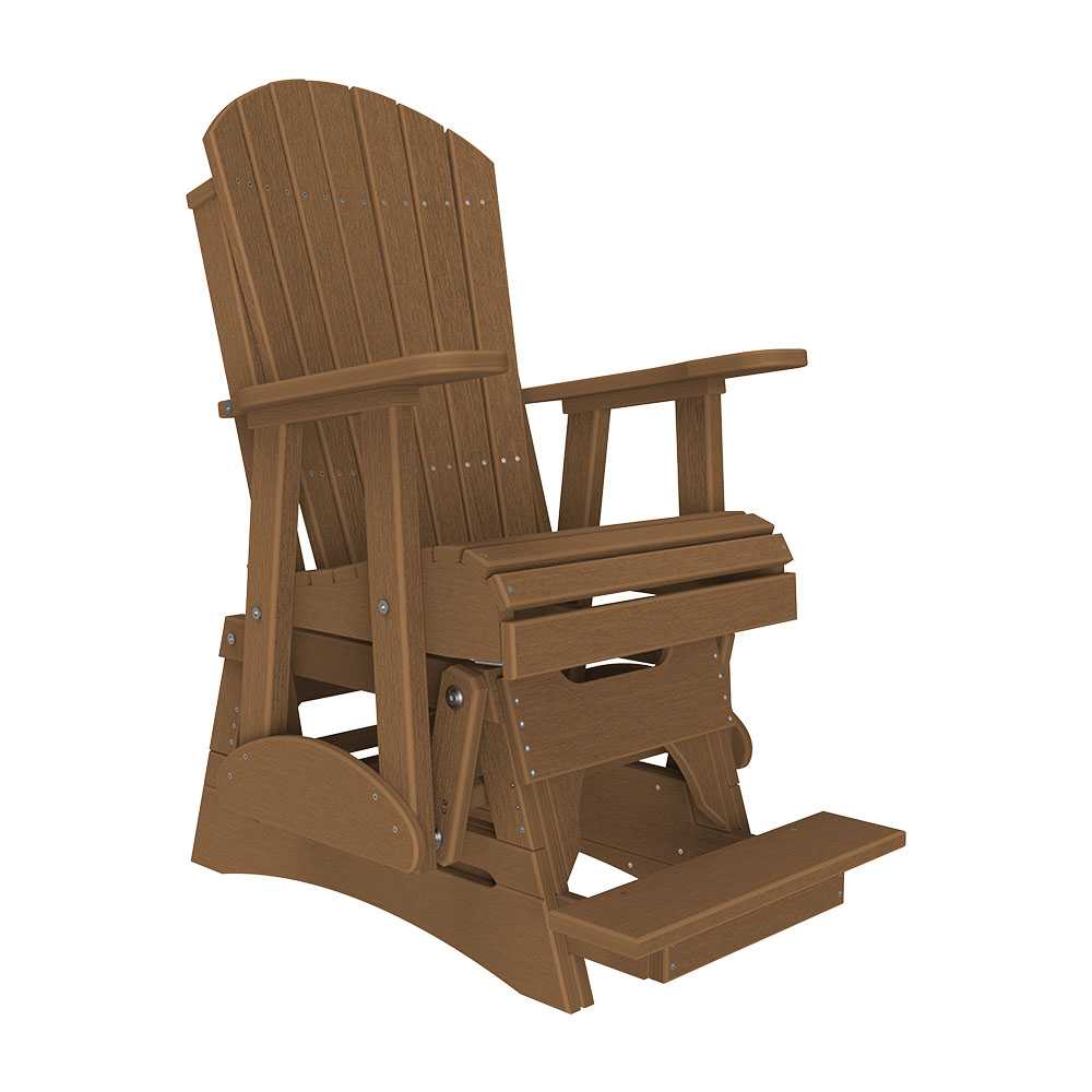 LuxCraft 2' Adirondack Balcony Glider Chair-Freedom Room