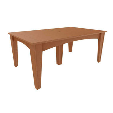 LuxCraft Island Dining Table (44" X 72" Rectangular)-Freedom Room