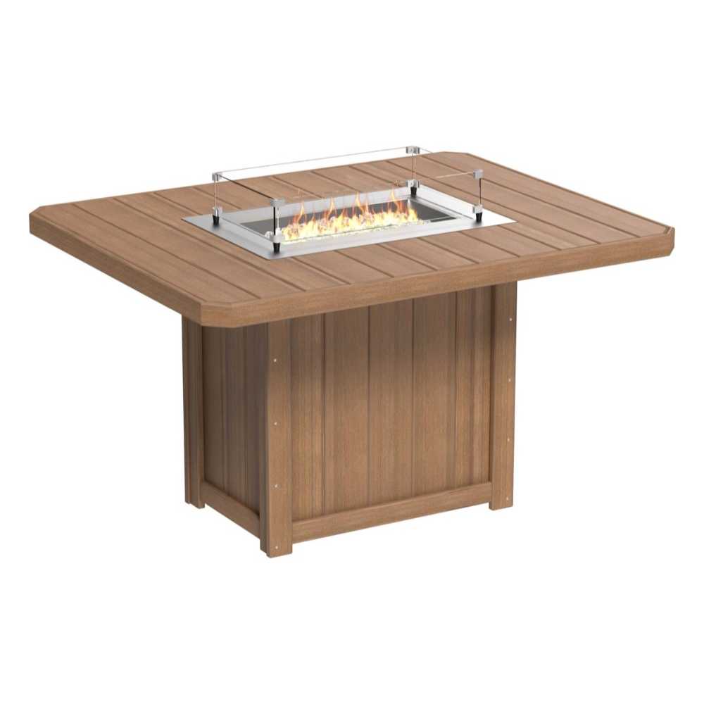 LuxCraft Lumin Fire Table 62" Rectangular-Freedom Room