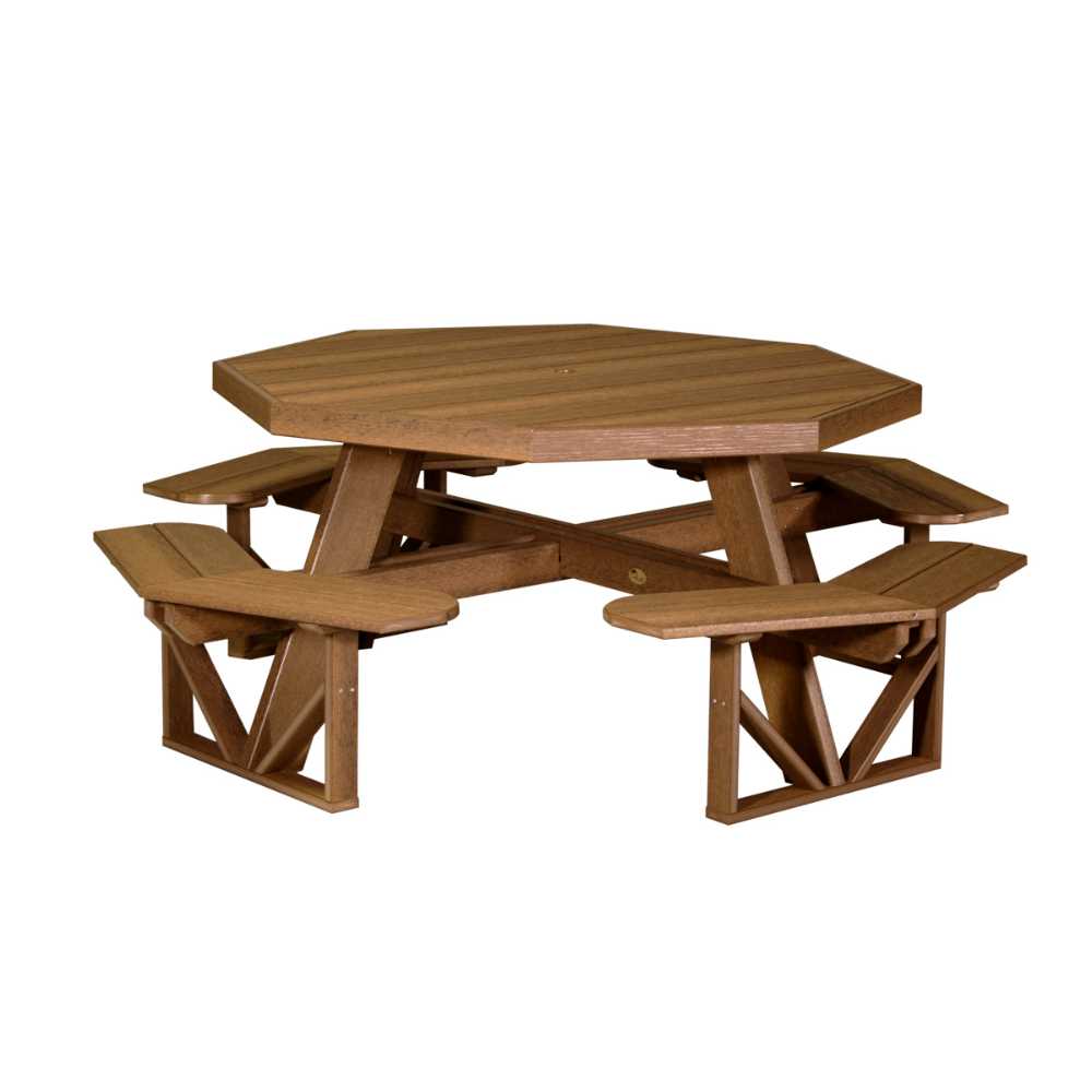 LuxCraft Octagon Picnic Table-Freedom Room