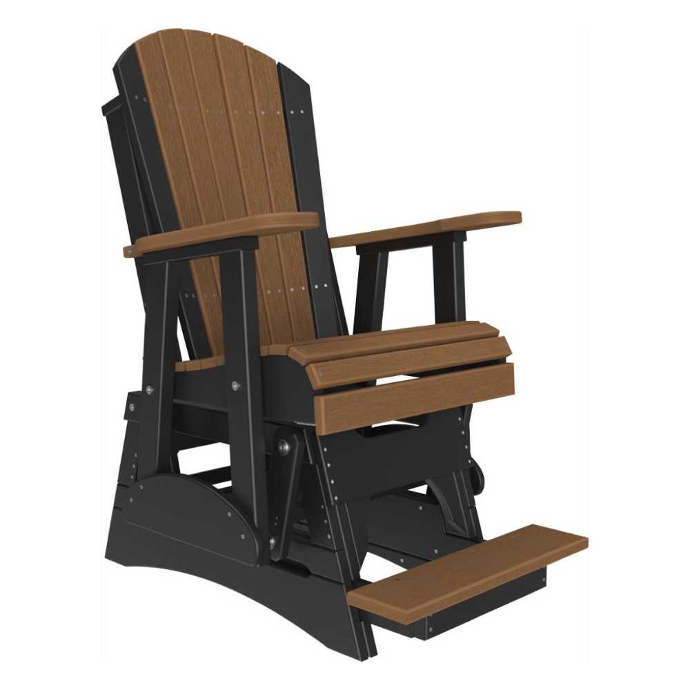 LuxCraft 2' Adirondack Balcony Glider Chair-Freedom Room