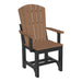 Antique Mahogany and Black LuxCraft Adirondack Arm Chair