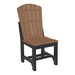 Antique Mahogany and Black LuxCraft Adirondack Side Chair