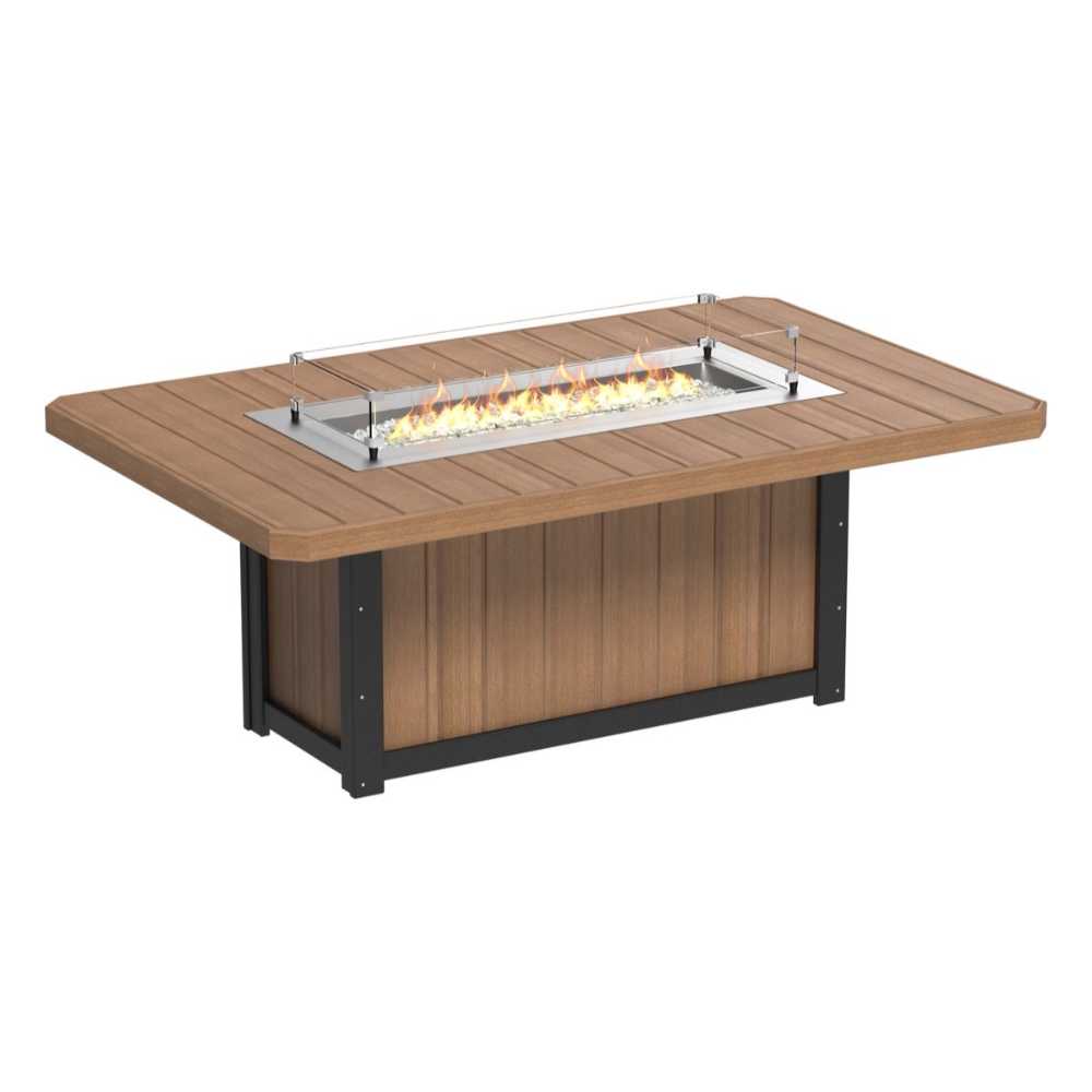 LuxCraft Lumin Fire Table 79" Rectangular-Freedom Room