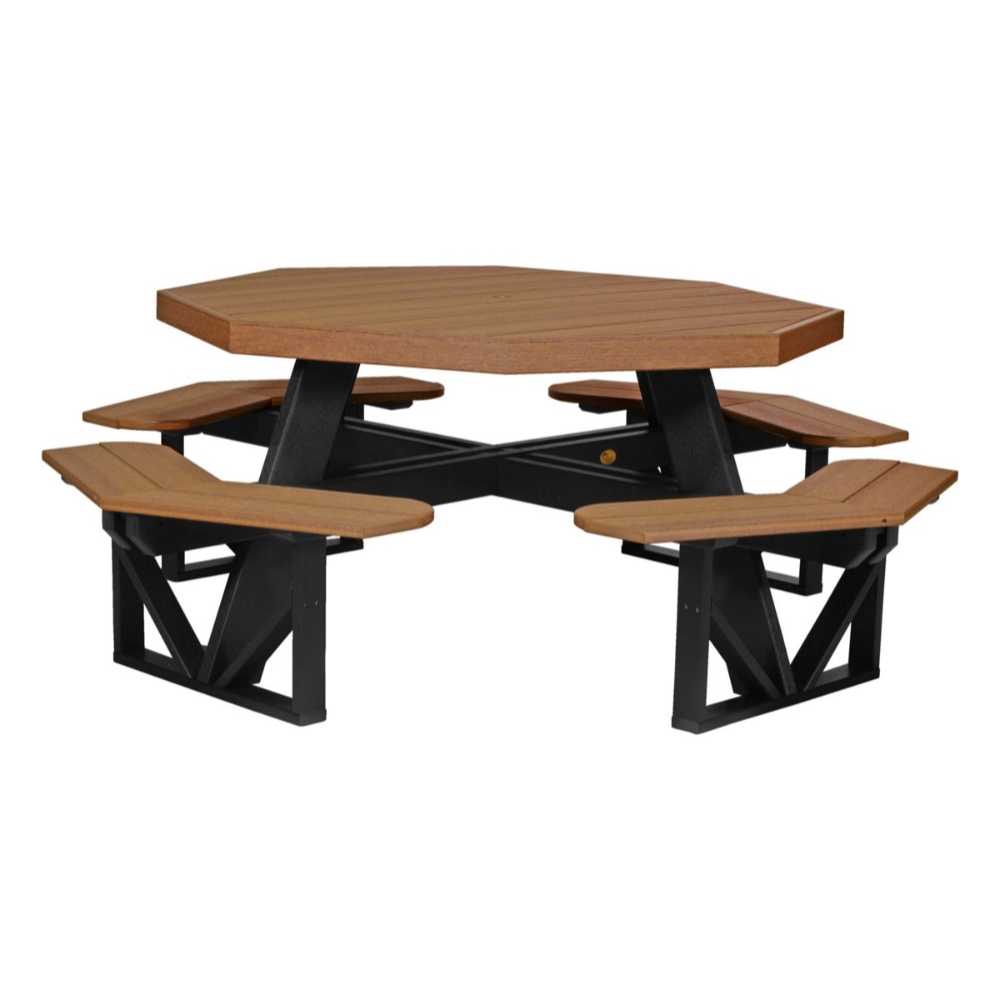 LuxCraft Octagon Picnic Table-Freedom Room