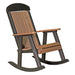 Antique Mahogany and Black LuxCraft Porch Rocker