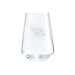 Arizona Cardinals Crate & Barrel NFL Tour 19oz Stemless Wine Glass, Set of 4 featuring the Cardinals bird-head logo etched on clear glass