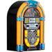 Arkrocket Athena Mini Jukebox Tabletop CD Player Bluetooth Speaker (YellowBlack) displays its full retro charm