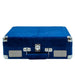 Arkrocket Curiosity Suitcase Bluetooth Turntable (Klein Blue) is closed