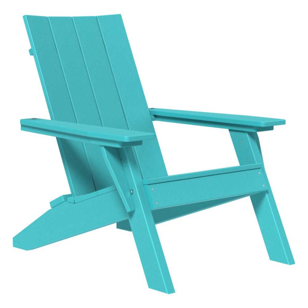 Aruba Blue LuxCraft Urban Adirondack Chair