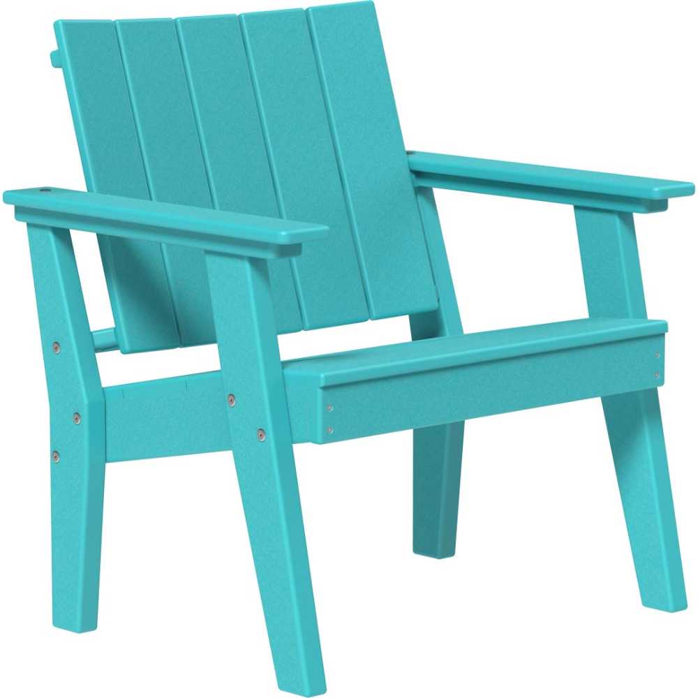 Aruba Blue LuxCraft Urban Chat Chair