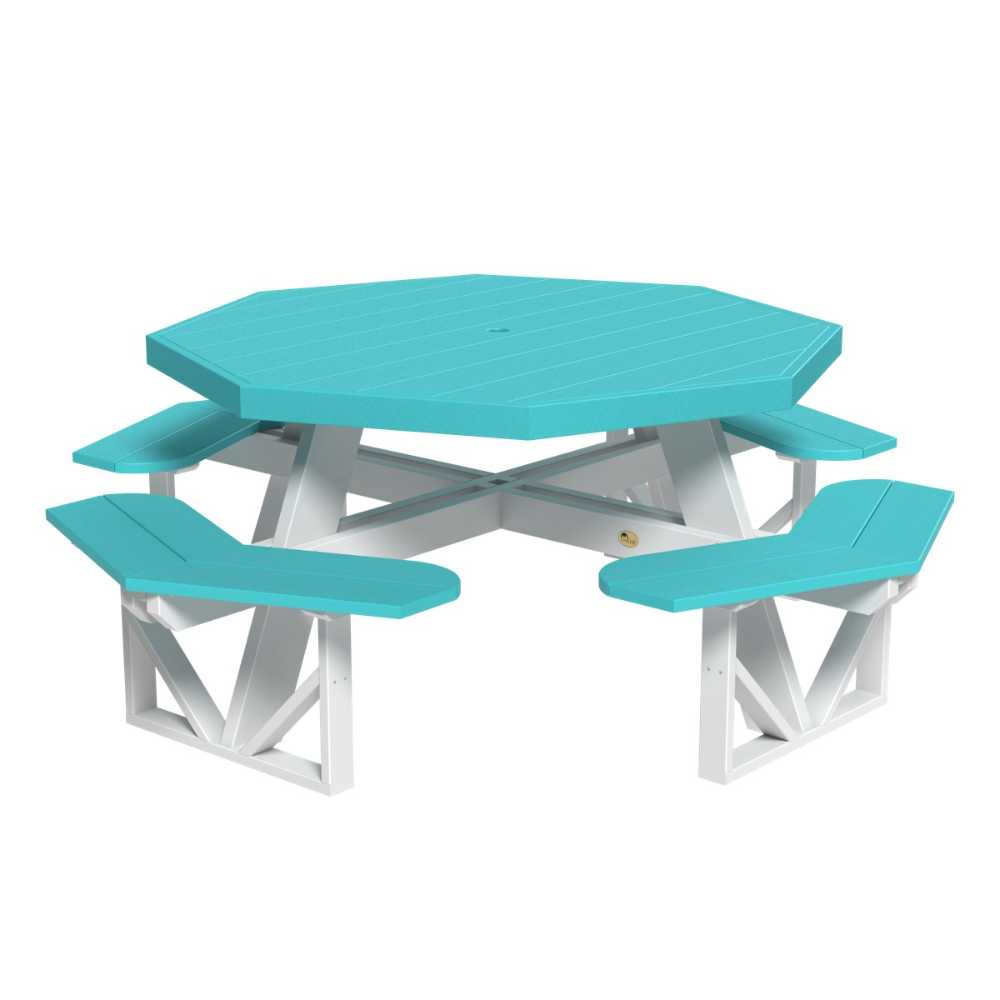 LuxCraft Octagon Picnic Table-Freedom Room