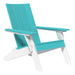 Aruba Blue and WhiteLuxCraft Urban Adirondack Chair