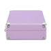 A side angle of the Crosley Cruiser Plus Portable Turntable with Bluetooth InOut - Lavender