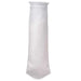 A single white float tank filter bag with a cylindrical shape and a soft, cloth-like texture, known as Dreampod 50 Commercial Float Tank Filter Bag