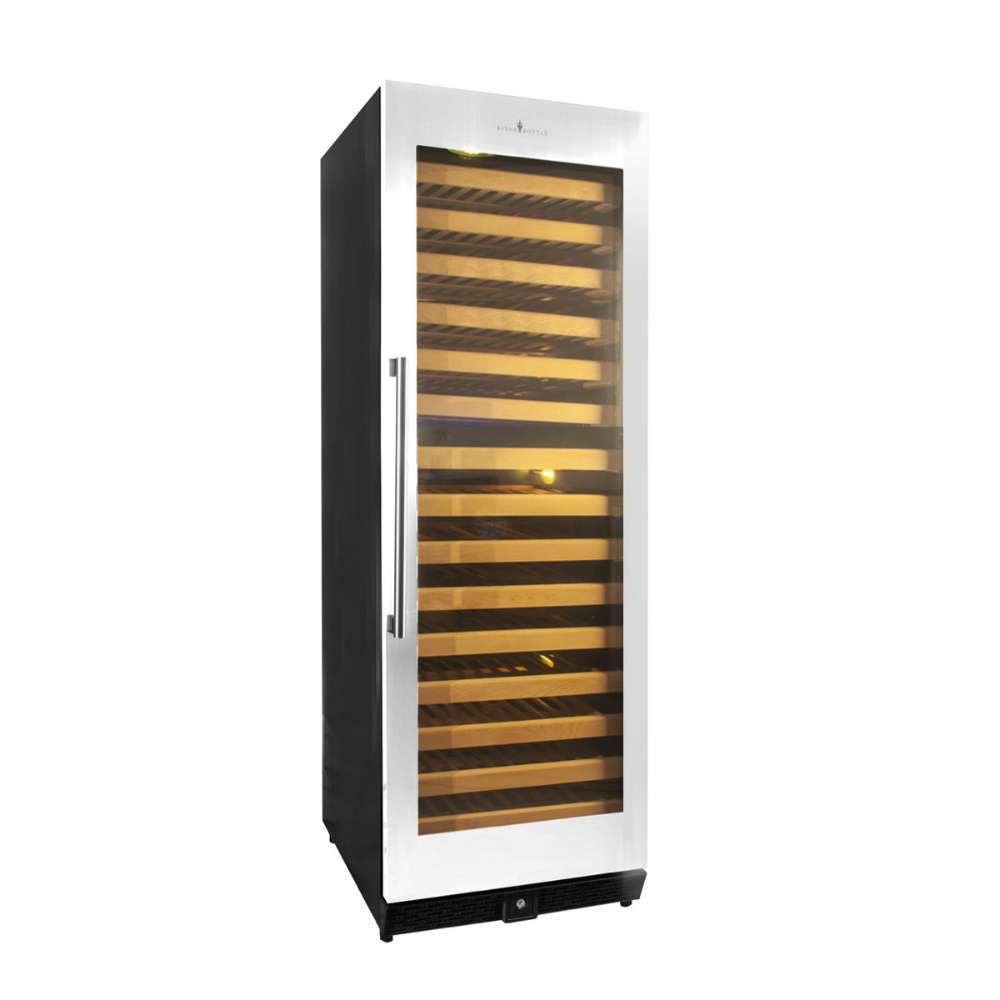 KingsBottle 166 Bottle Large Wine Cooler Refrigerator Drinks Cabinet-Freedom Room