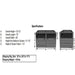 A technical drawing provides detailed dimensions and measurements of the Outdoor Living Today 6×3 Raised Garden Bed, showing its height, length, and width specifications