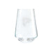 Atlanta Falcons Crate & Barrel NFL Tour 19oz Stemless Wine Glass, Set of 4 featuring the Falcons bird logo etched on clear glass