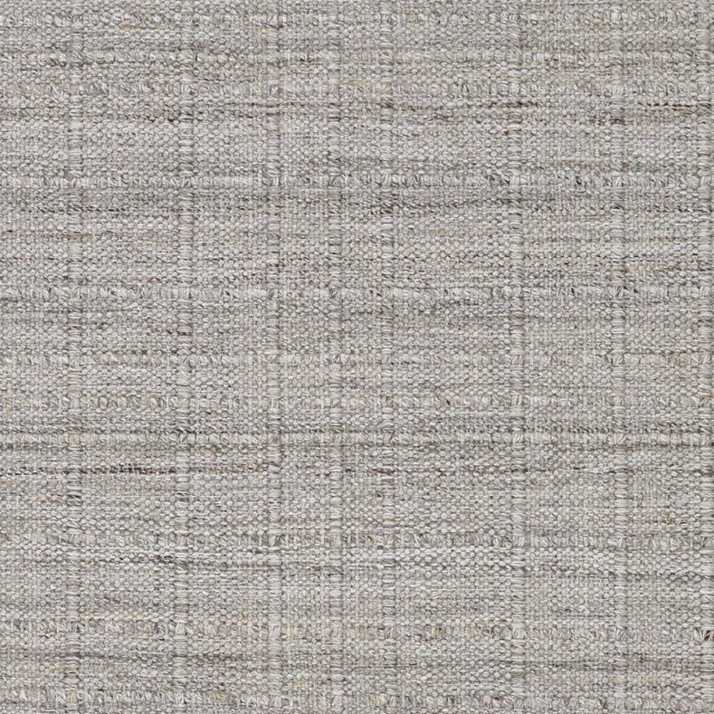 A top-down look at the Couristan Ascot Indoor/Outdoor Rug - Windowpane/Linen reveals its neat windowpane pattern made from tightly woven fibers