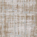A top-down view of the Couristan Charm Indoor/Outdoor Rug - Tiverton/Sand-Ivory shows an abstract blend of sand, ivory, and grey tones in a subtle woven design