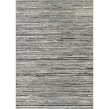 A zoomed-in view of the Couristan Cape Indoor/Outdoor Rug - Hinsdale/Light Brown-Silver emphasizes its linear pattern and natural fiber look