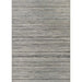 A zoomed-in view of the Couristan Cape Indoor/Outdoor Rug - Hinsdale/Light Brown-Silver emphasizes its linear pattern and natural fiber look