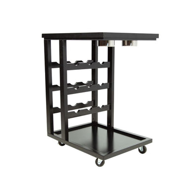 BBO Poker Tables Beverage Cart In Black