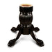 BBO Poker Tables Duke Pedestal Leg Set in sleek black with a central column and four paw-shaped feet for added stability