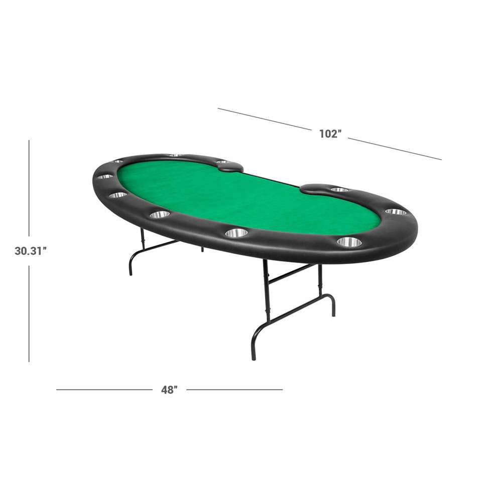 BBO Poker Tables Prestige Folding Leg Poker Table-Freedom Room