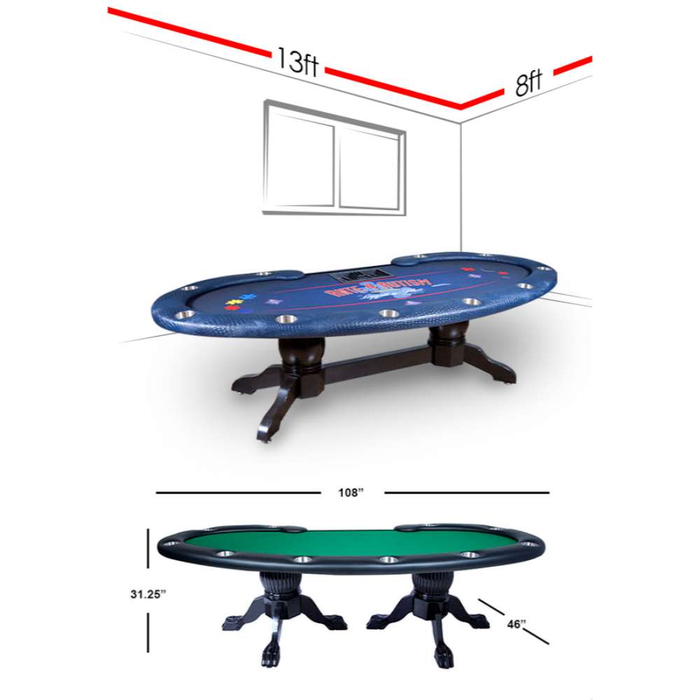 BBO Poker Tables Prestige X Poker Table-Freedom Room